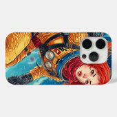 Crimson Voyager: Beyond the Stars Case-Mate iPhone Hülle (Rückseite (Horizontal))