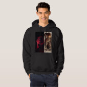 Crimson Warrior Anime Hoodie – Dual Shadow Edition (Vorne ganz)