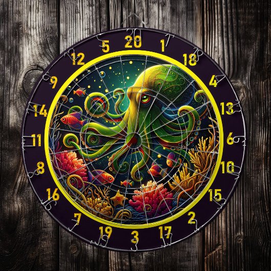 Crimson Wave Octopus Dartboard Dartscheibe