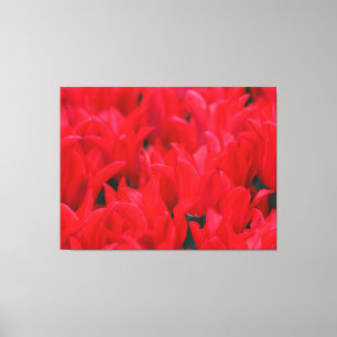 Crimson Waves Leinwanddruck