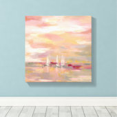 Crimson Waves Leinwanddruck (Insitu (Holzboden))