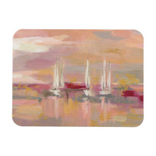 Crimson Waves Magnet