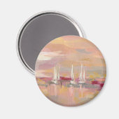 Crimson Waves Magnet (Vorderseite/Rückseite)