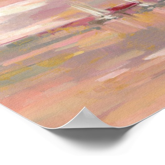 Crimson Waves Poster (Ecke)