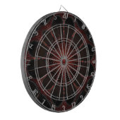 Crimson Web: Fraktal-Tanz mit der Redback Spider Dartscheibe (Vorderseite Links)