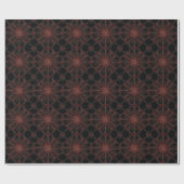 Crimson Web: Fraktal-Tanz mit der Redback Spider Geschenkpapier (Flach)