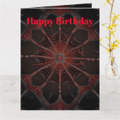 Crimson Web: Fraktal-Tanz mit der Redback Spider Karte (Gelbe Blume)