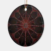 Crimson Web: Fraktal-Tanz mit der Redback Spider Keramik Ornament (Links)