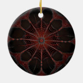 Crimson Web: Fraktal-Tanz mit der Redback Spider Keramik Ornament (Hinten)