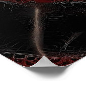 Crimson Web: Fraktal-Tanz mit der Redback Spider Poster (Ecke)