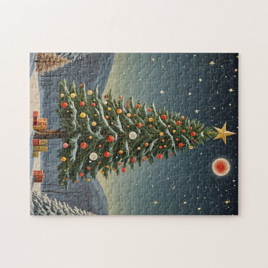 Crimson Weihnachten Puzzle (Horizontal)