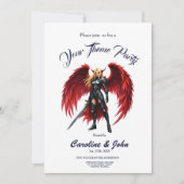 Crimson Wing – Fallen Angel Warrior. Einladung (Vorderseite)