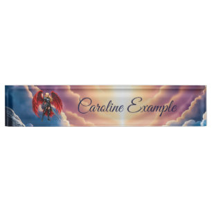 Crimson Wing – gefallene Engels Kriegerin. Namensplakette