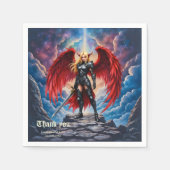 Crimson Wing – gefallene Engels Kriegerin. Serviette (Vorderseite)