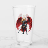 Crimson Wing – gefallene Engelskriegerin. Glas (Rückseite)