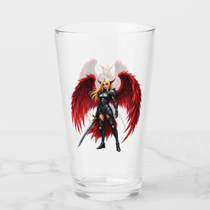 Crimson Wing – gefallene Engelskriegerin. Glas
