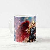 Crimson Wing – gefallene Engelskriegerin. Kaffeetasse (Vorderseite Links)