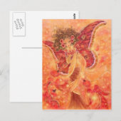 Crimson Wings Postcard Postkarte (Vorne/Hinten)