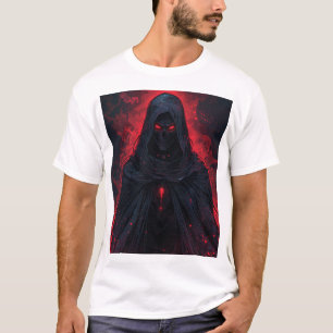 Crimson Wraith – Dunkler gotischer Sensenmann Fant T-Shirt