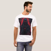Crimson Wraith – Dunkler gotischer Sensenmann Fant T-Shirt (Vorne ganz)