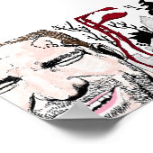 Cringing Man Poster (Ecke)