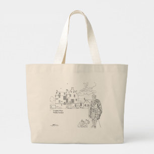 Cringletie House Schottland-Tasche Jumbo Stoffbeutel