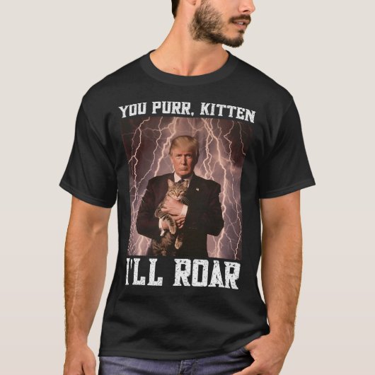 Cringy Alpha Trump Kitten Meme Cat Protector Cring T-Shirt (Vorderseite)