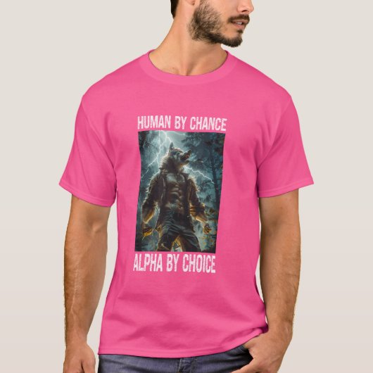 Cringy Alpha Wolf Meme Cringey Funny Cringe Werewo T-Shirt (Vorderseite)