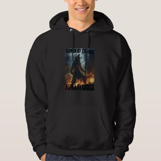 Cringy Howling Alpha Wolf Cringe Meme Funny Cringe Hoodie (Vorderseite)