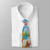Crinkle Gefärbte Krawatte Necktie (Gebunden)