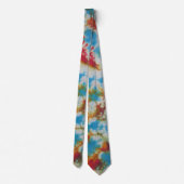 Crinkle Gefärbte Krawatte Necktie (Rückseite)