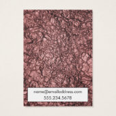Crinkler Rose Gold Ohrring Display Cards (Rückseite)