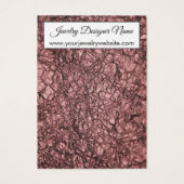 Crinkler Rose Gold Ohrring Display Cards (Vorderseite)