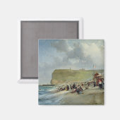 Crinolines on the Beach, Fecamp, 1871 Magnet (Vorderseite/Rückseite)