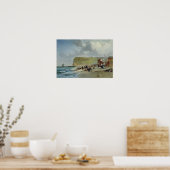 Crinolines on the Beach, Fecamp, 1871 Poster (Küche)