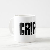 Cripes. Lass deiner Tasse, sag es alles. Kaffeetasse (Vorderseite Links)