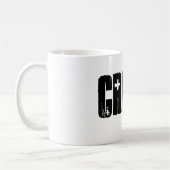 Cripes. Lass deiner Tasse, sag es alles. Kaffeetasse (Links)