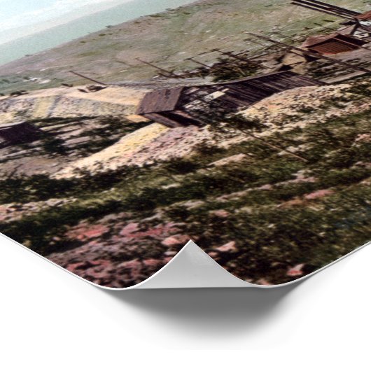 Cripple Creek Colorado Panoramasicht Poster (Ecke)