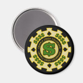 Cripple Creek Colorado Poker Chip Magnet (Vorderseite/Rückseite)