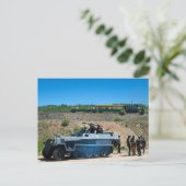 Cripple Creek Narrow Gage und deutscher Tank Postkarte (Stehend Vorderseite)