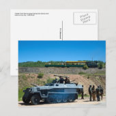 Cripple Creek Narrow Gage und deutscher Tank Postkarte (Vorne/Hinten)