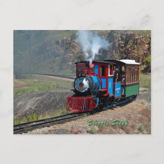 Cripple Creek & Victor Narrow Gage Railway 2 Postkarte (Vorderseite)