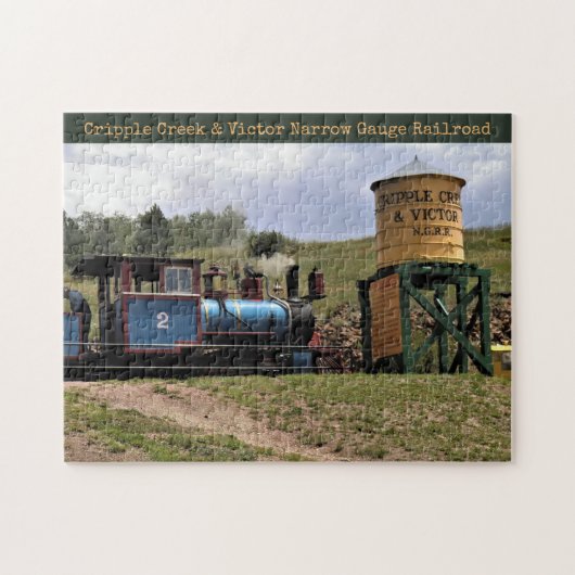 Cripple Creek & Victor Narrow Gage Train Puzzle (Horizontal)