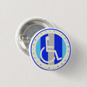 Cripple Pride World Wide Button (Vorne & Hinten)