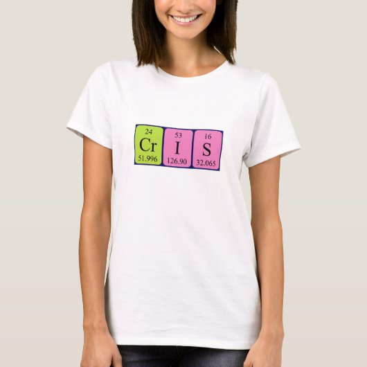 Cris Periodenname Shirt (Vorderseite)