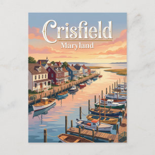 Crisfield, Maryland Postkarte