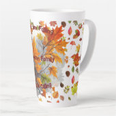 Crisp Air & Cosy Sips: Tasse mit lebendigem Leaf f (Rechte Ecke)