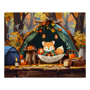 Crisp Air Gemütliche Erinnerungen Herbst Blätter C Poster