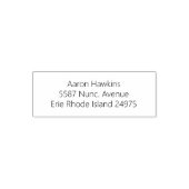 Crisp and Clear Address Stamp for Mail & Packages Permastempel (Design)