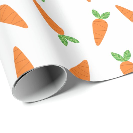 Crisp Carrots Ostergeschenke für Ostern Geschenkpapier (Rolleneckpunkt)